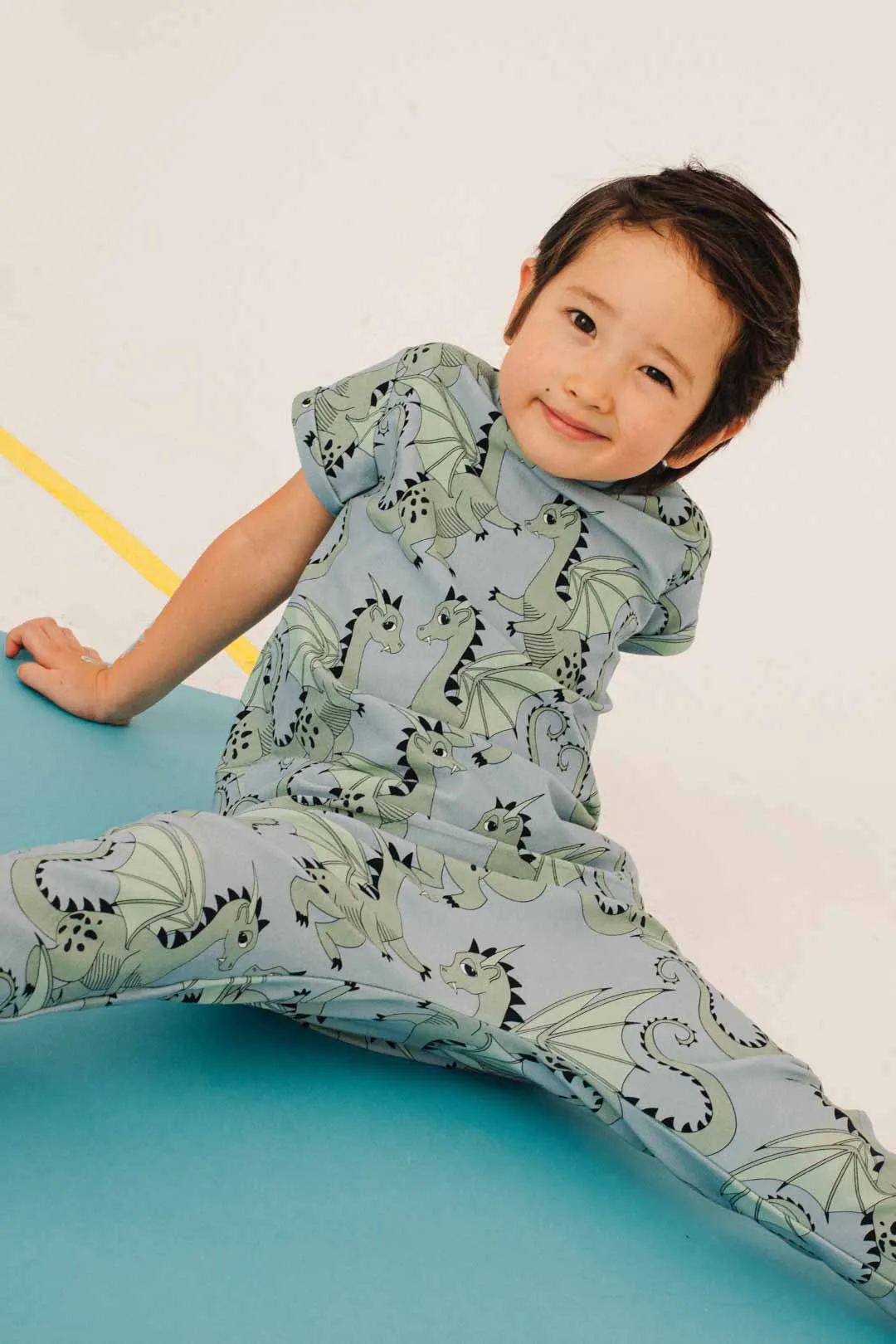 Dragon Blue Joggers - LAST ONE 1-2 years