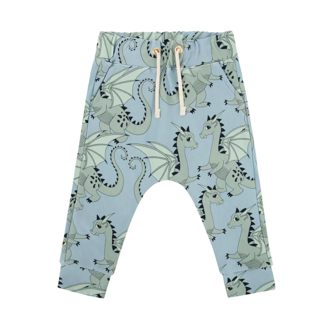 Dragon Blue Joggers - LAST ONE 1-2 years