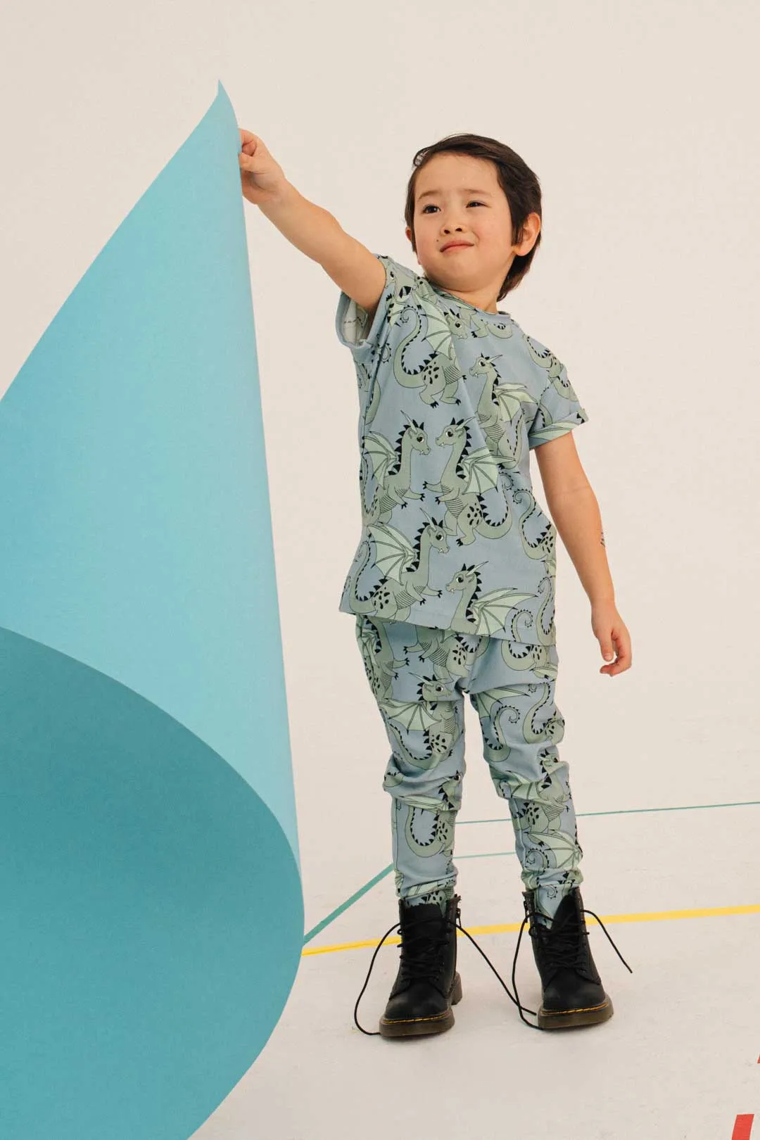 Dragon Blue Joggers - LAST ONE 1-2 years