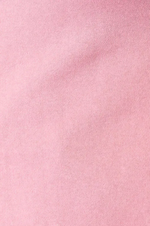 Dusty Pink Exposed Seam Slit Top