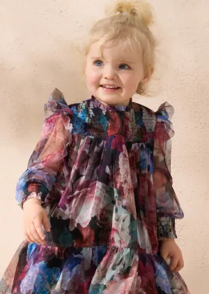 Eleanor Baby Floral Mesh Dress