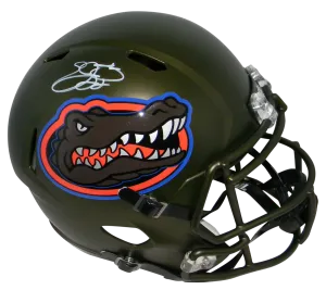 EMMITT SMITH SIGNED AUTOGRAPHED FLORIDA GATORS FULL SIZE SWAMP HELMET PROVA