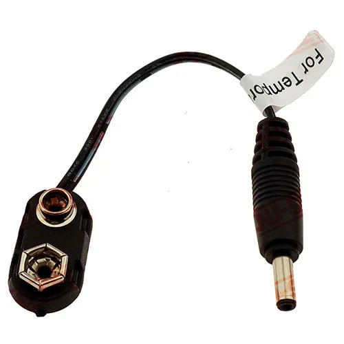 External Battery Cable Adapter for NuSet Smart-Box Series Electronic Lockbox