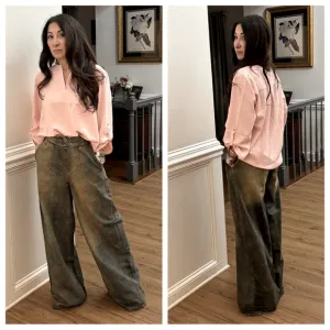 Fabulous Wide Leg Pull On Jeans