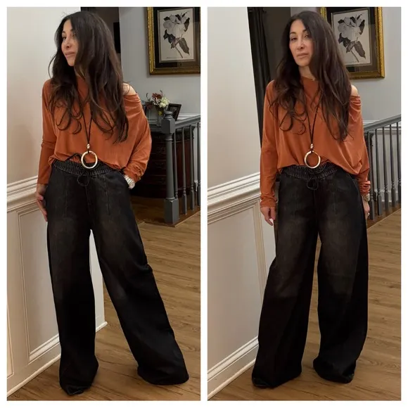 Fabulous Wide Leg Pull On Jeans