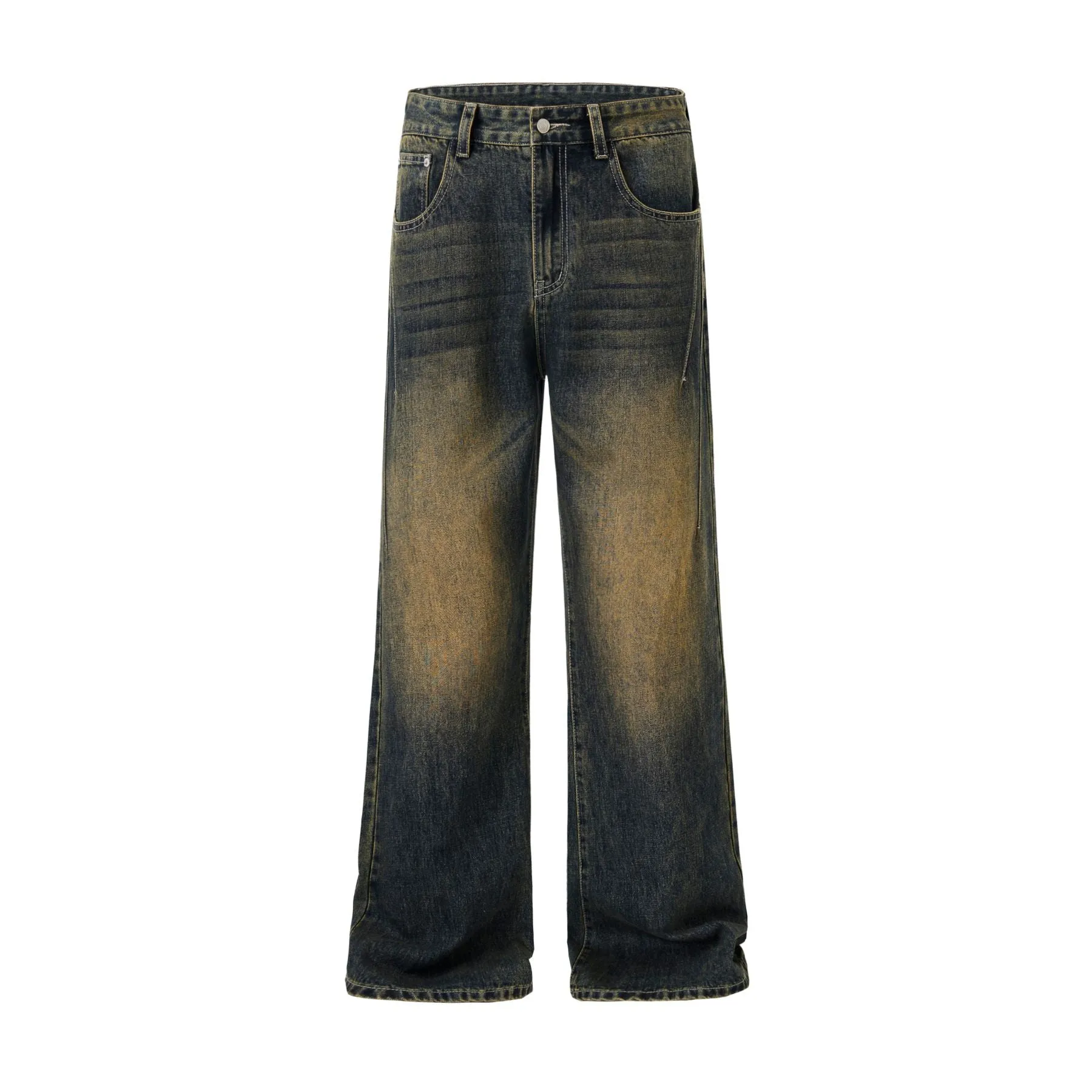 Faded Whiskers Bootcut Jeans