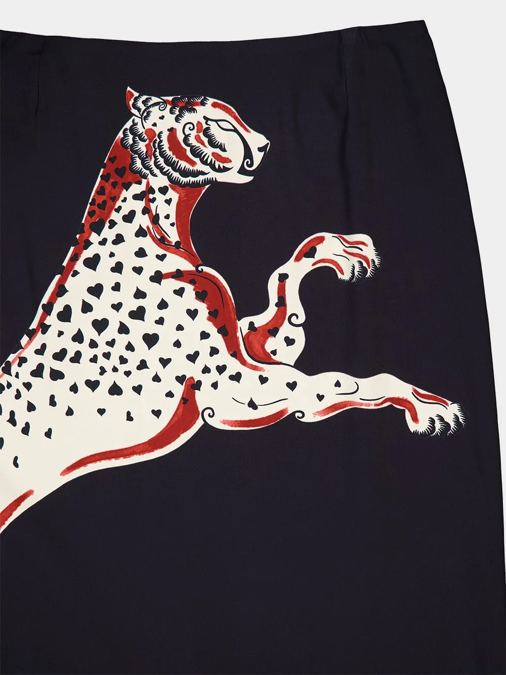 Gattopardo Placée Black Pencil Skirt