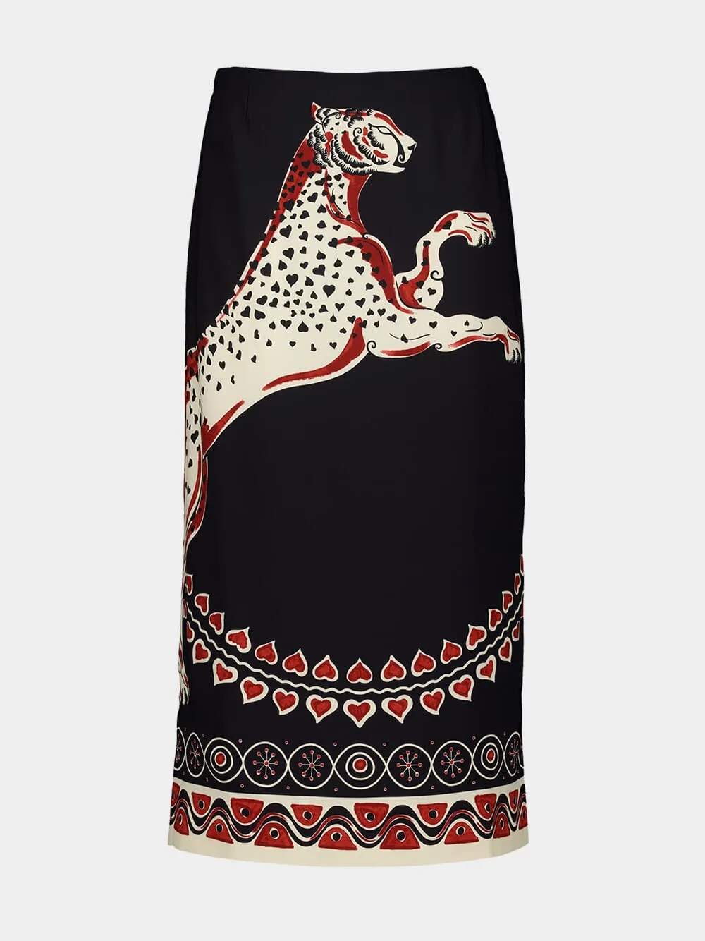 Gattopardo Placée Black Pencil Skirt
