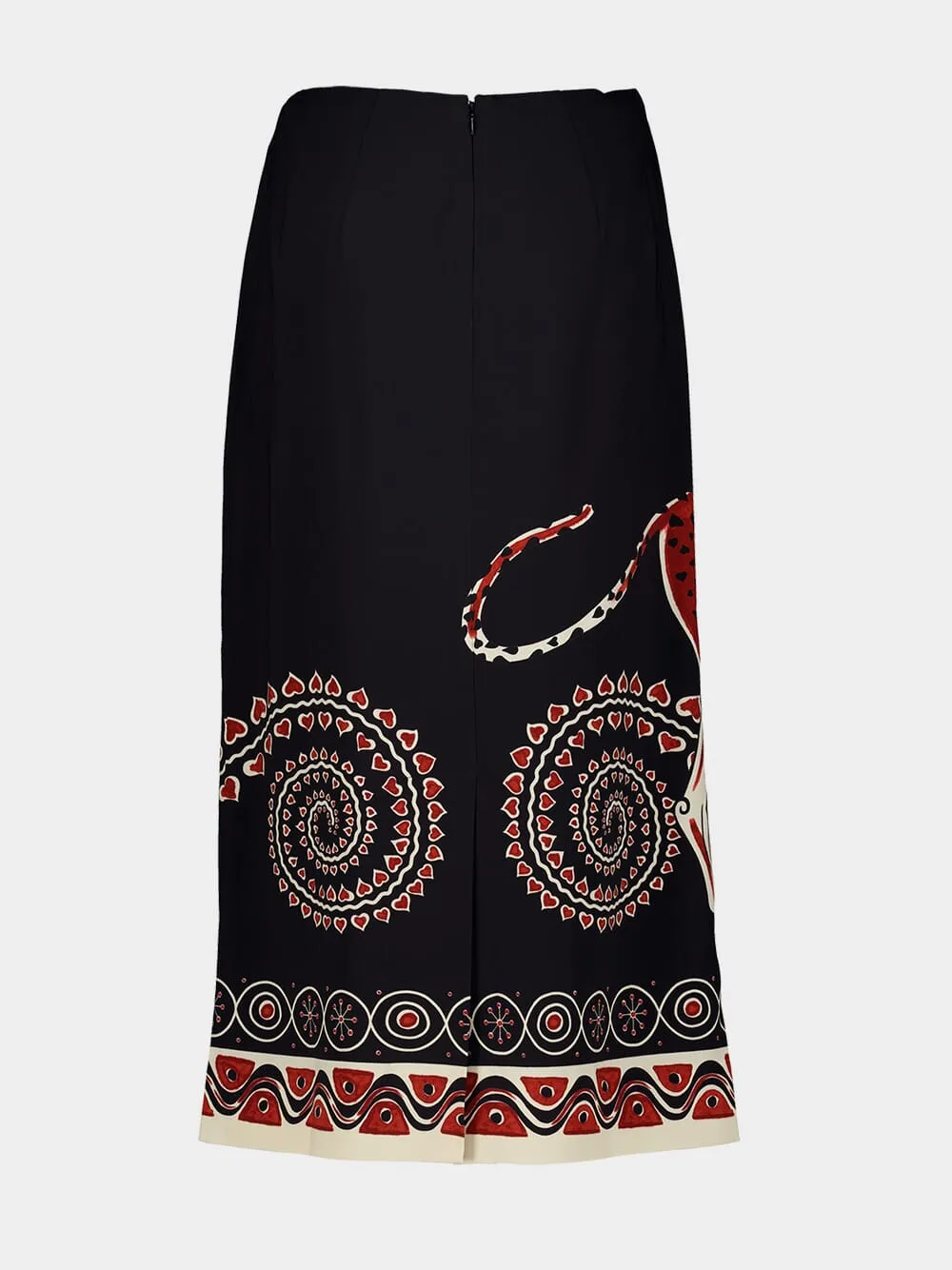 Gattopardo Placée Black Pencil Skirt