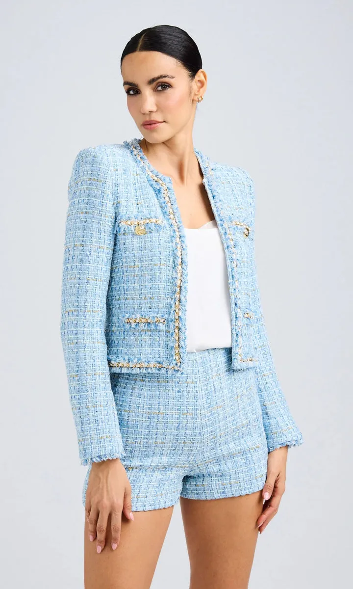 Generation Love - Betsy Buttoned Tweed Blazer