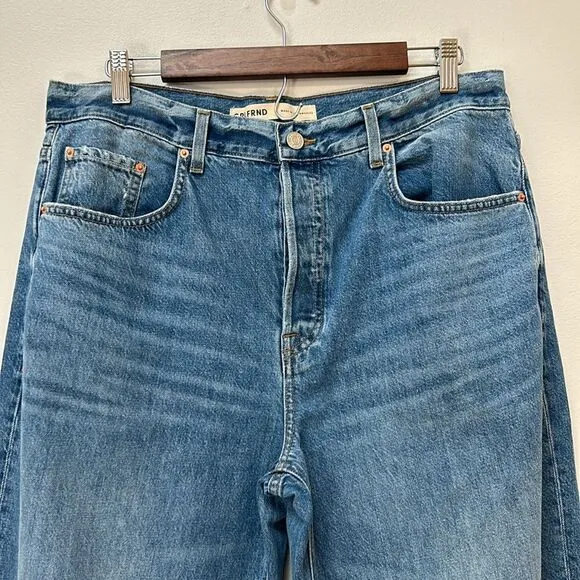 GRLFRND Lauren Super Loose Wide Leg Jeans Size 30