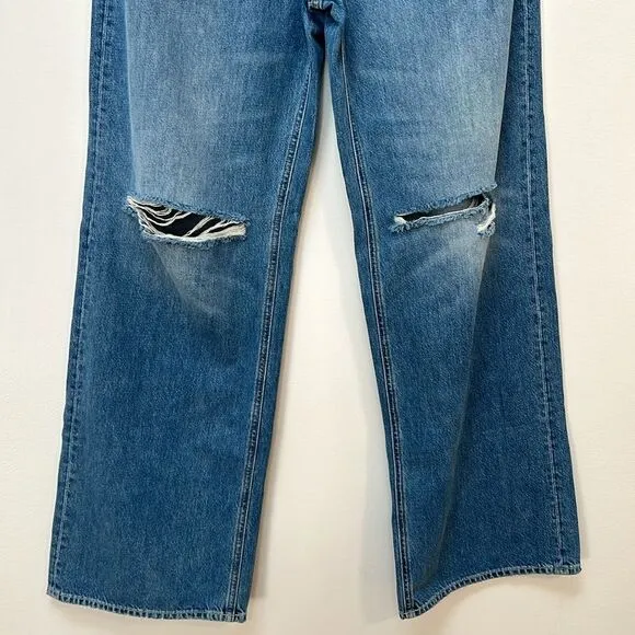 GRLFRND Lauren Super Loose Wide Leg Jeans Size 30