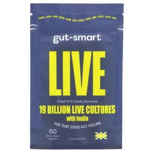 Gut-Smart | LIVE 19 Billion Live Cultures | 60 capsules