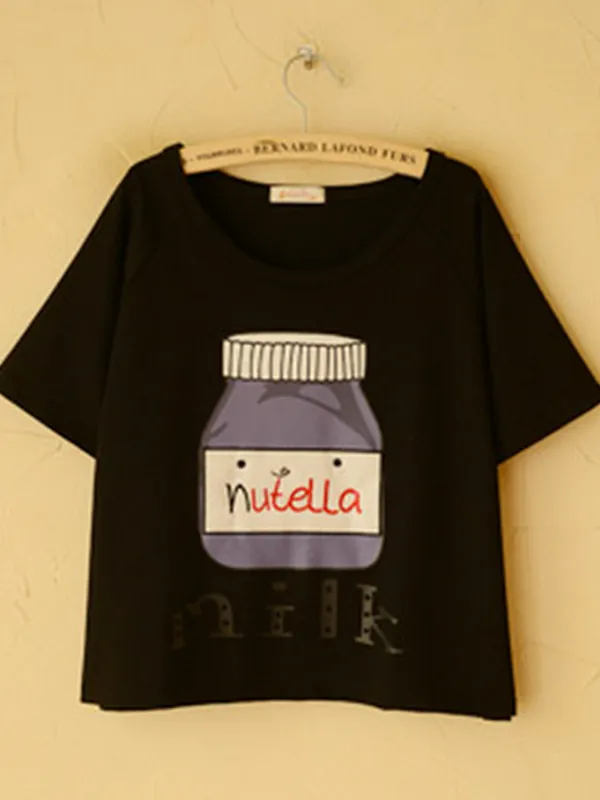 happy morning nutella t-shirt
