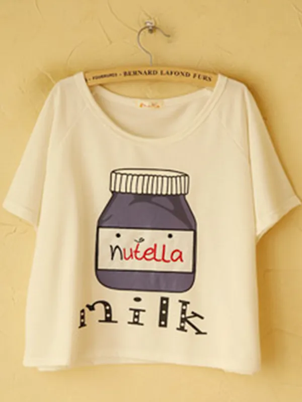 happy morning nutella t-shirt