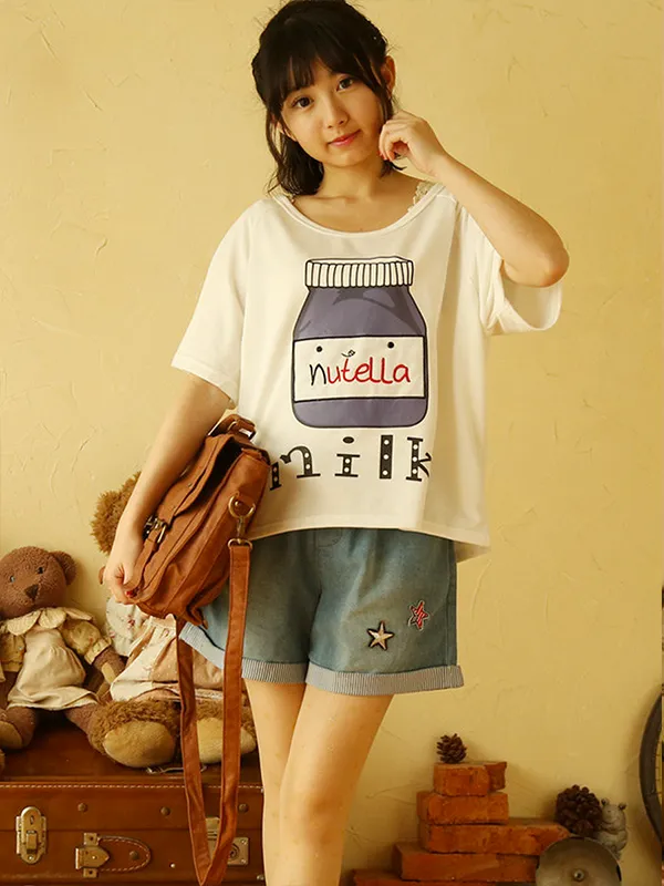 happy morning nutella t-shirt