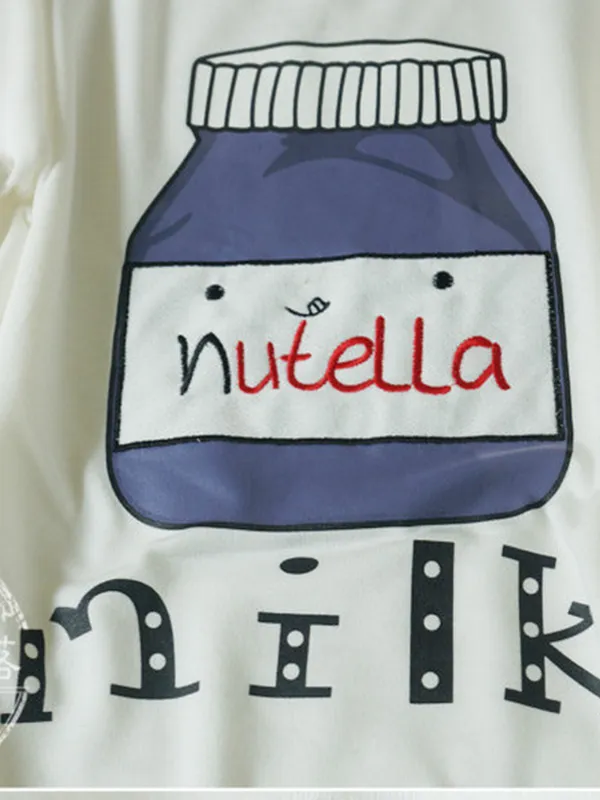 happy morning nutella t-shirt