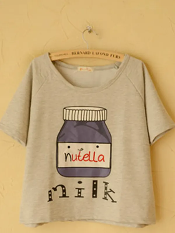 happy morning nutella t-shirt