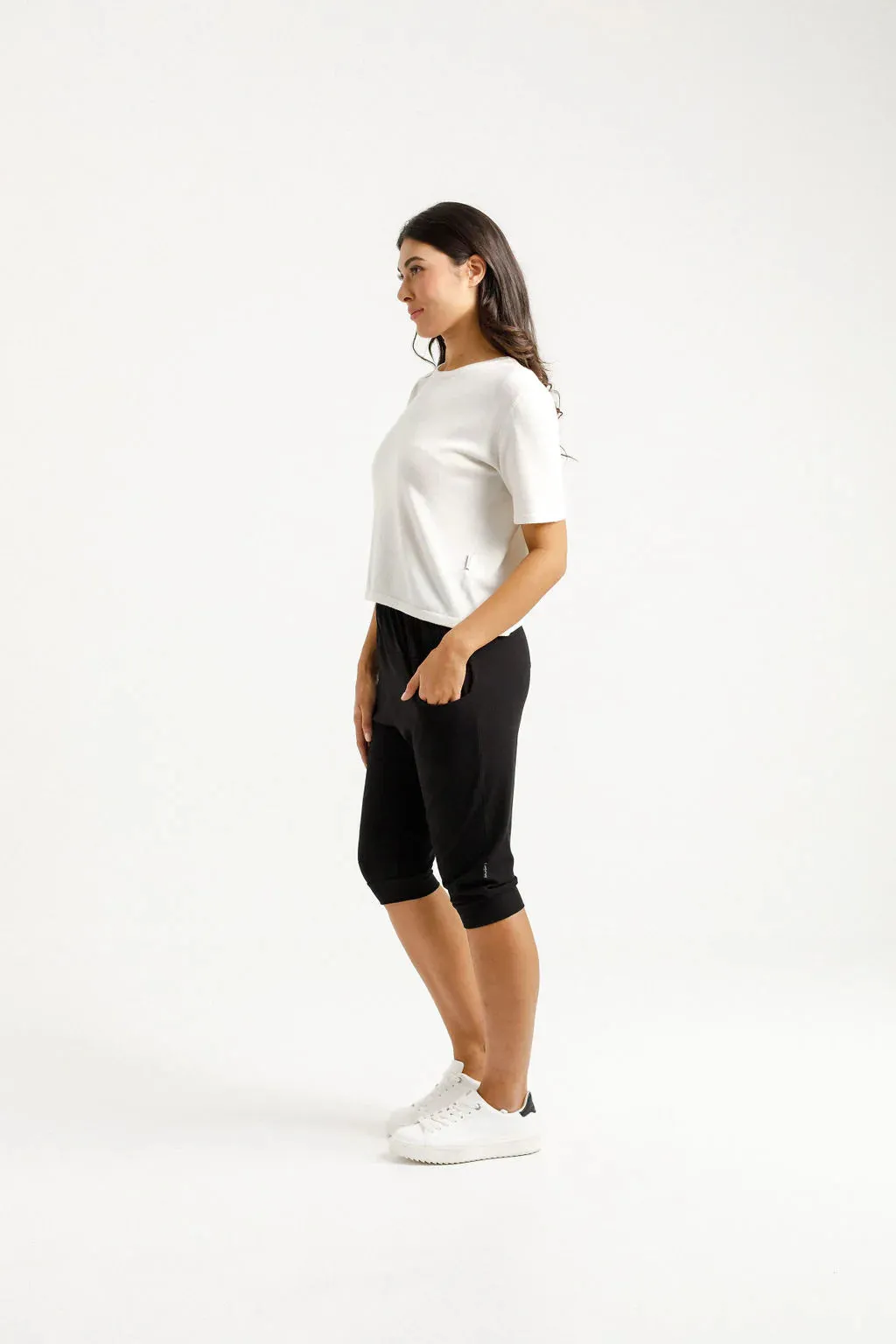 Home-Lee 3/4 Apartment Pants - Candy Stripe X