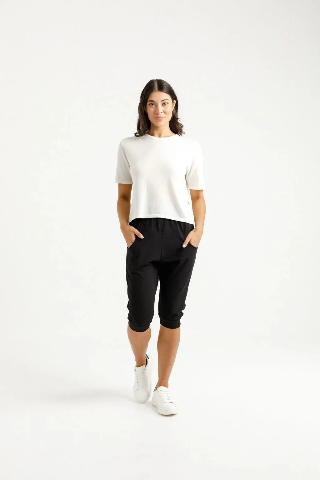 Home-Lee 3/4 Apartment Pants - Candy Stripe X