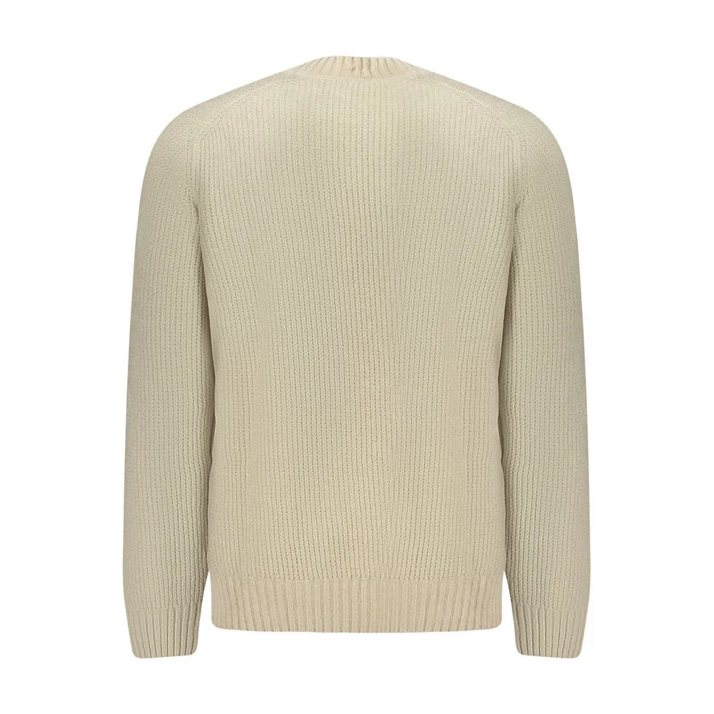 Hugo Boss Beige Cotton Men Sweater