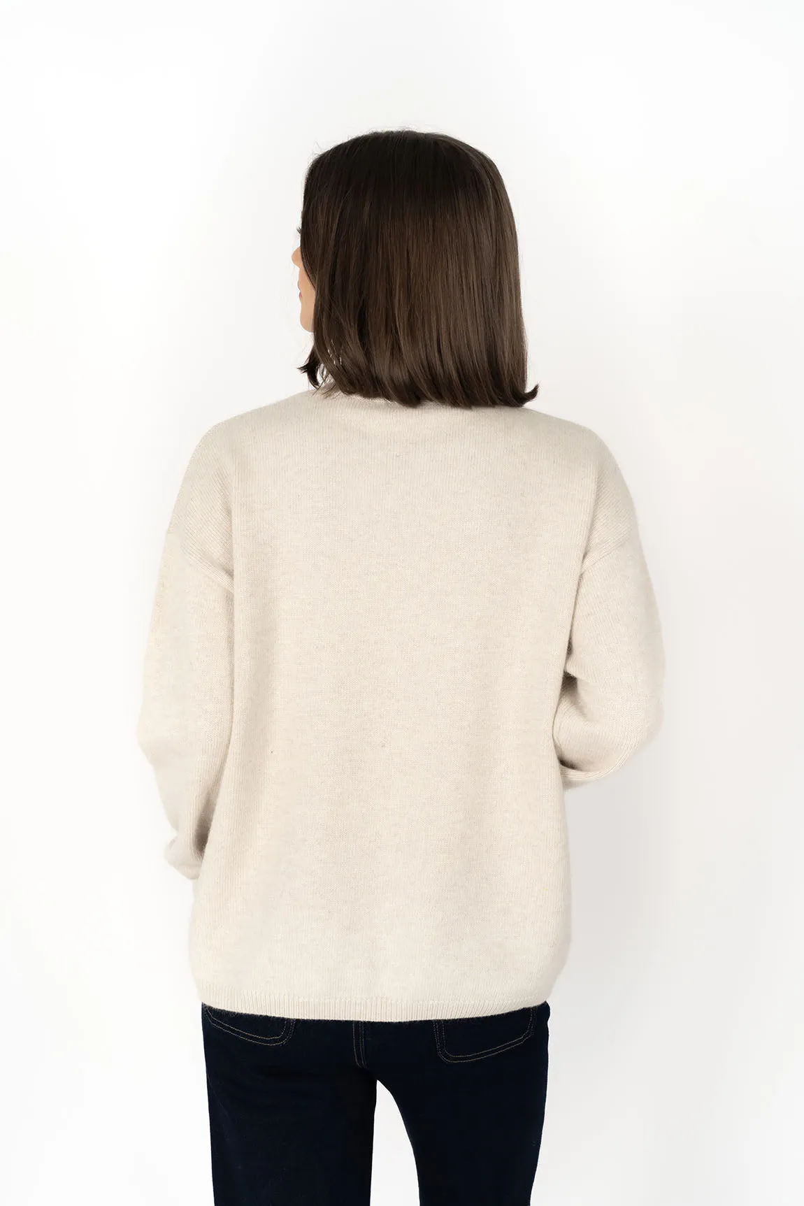 Humidity Lifestyle, Knox Zip Sweater | Almond