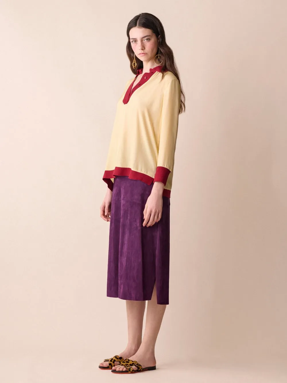 Idocrase Leather Skirt