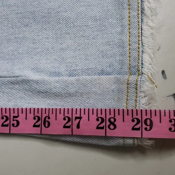 Impacto Brazilian Y2K Bootcut Flare Frayed Hem Jeans Size 42, 28 Waist Womens