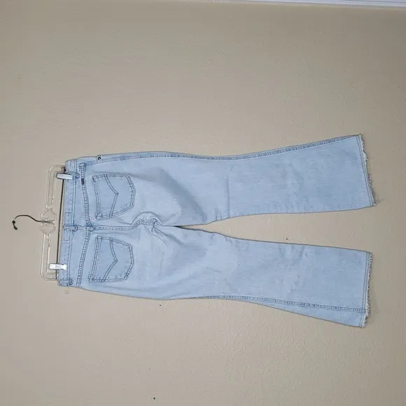 Impacto Brazilian Y2K Bootcut Flare Frayed Hem Jeans Size 42, 28 Waist Womens
