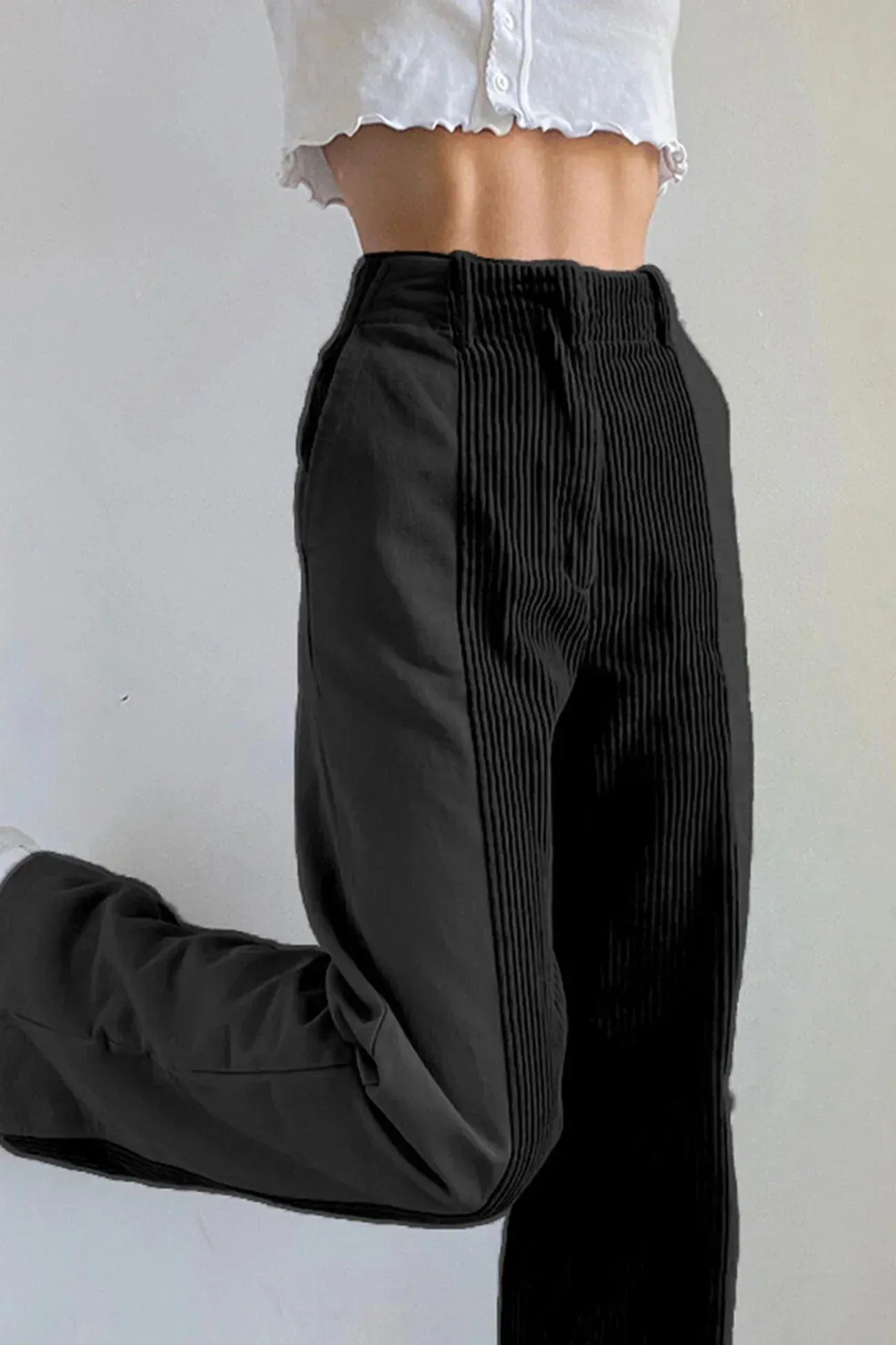 Isabella | Corduroy Pants with Patchwork | Creative Style | Comfortable Fit
