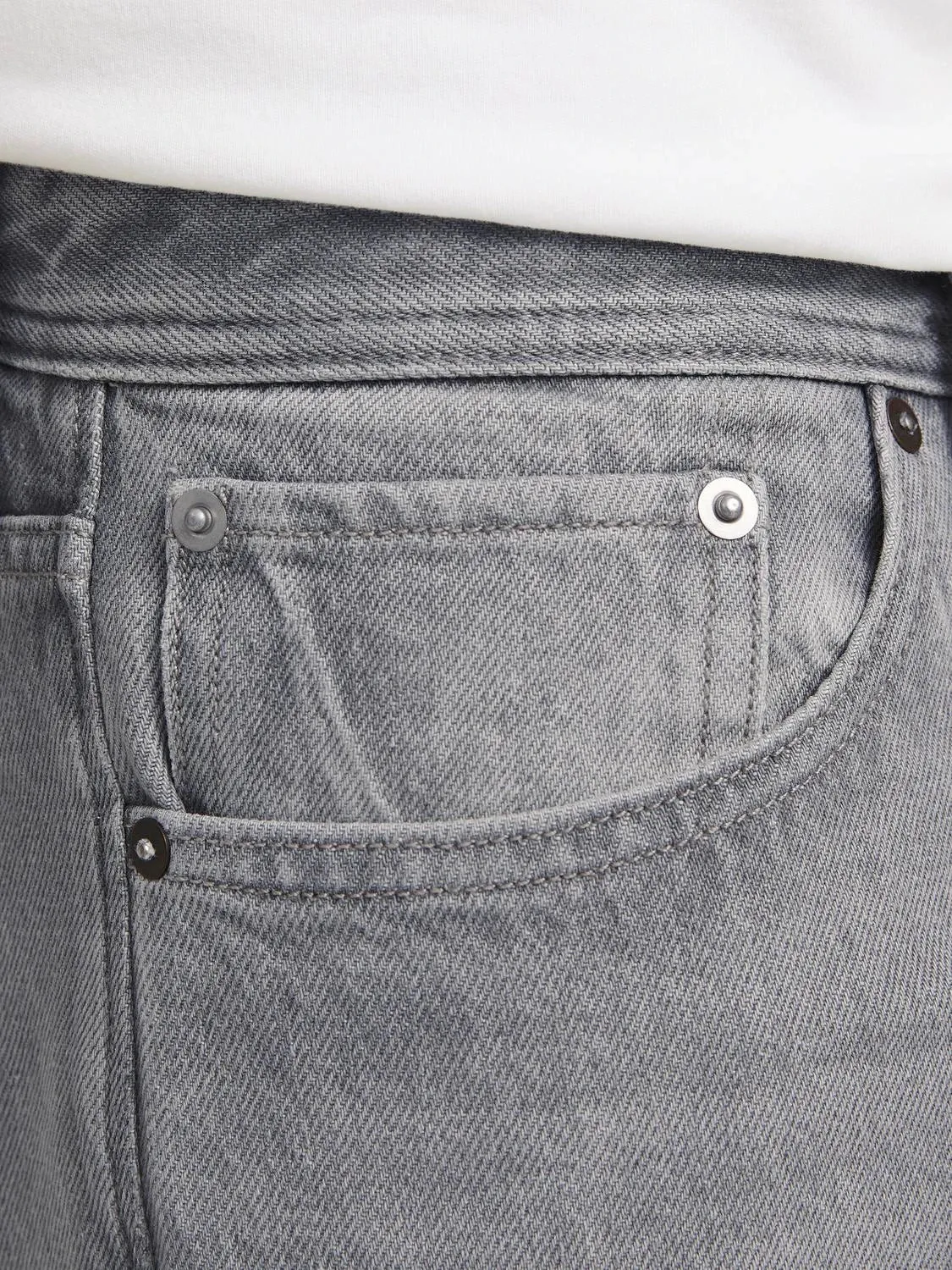 Jack & Jones | EDDIE ORIGINAL - Loose Fit Jeans  | Grey Denim