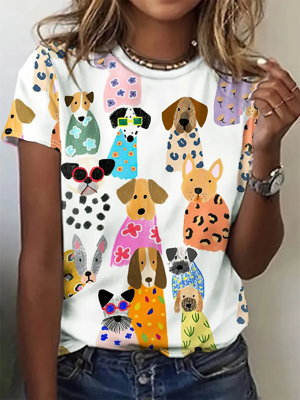 Jacqueline | Women's shirt with animal print