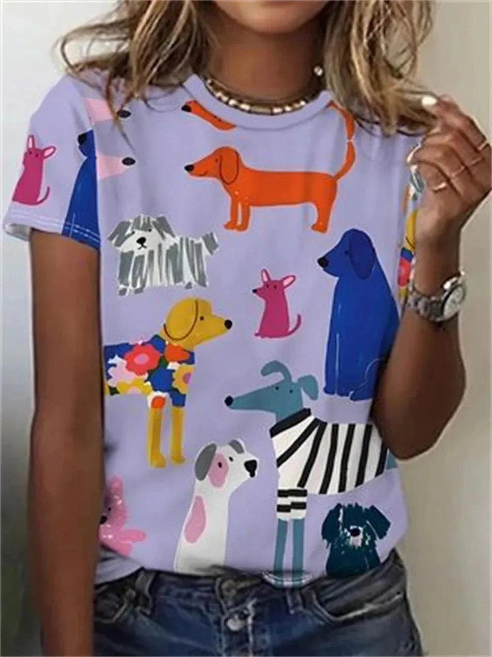 Jacqueline | Women's shirt with animal print