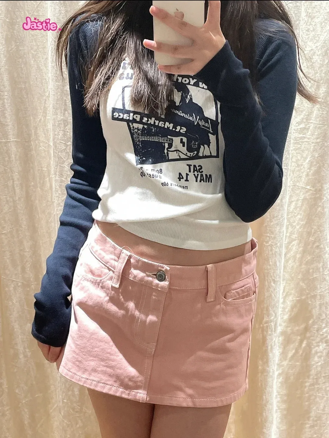 JazzHer Casual Women Blue Denim Mini Skirts Summer Vintage High Waist Pockets A-line Skirts Female Y2k Streetwear Slim Bottoms 2025