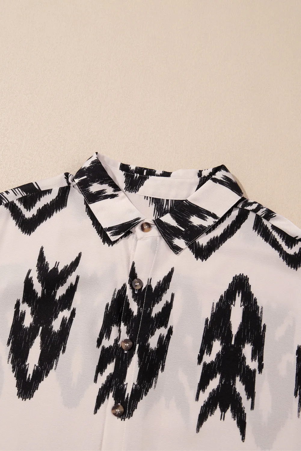 KaleaBoutique Western Print Side Split Long Shirt Dress