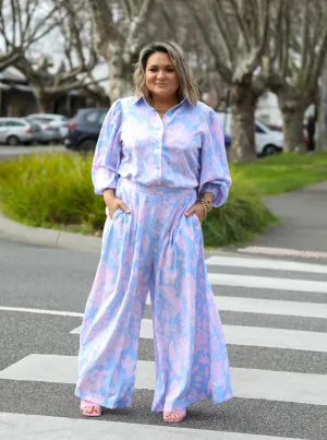 Kate Shirt - Blue Print