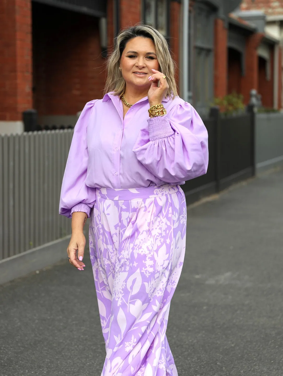 Kate Shirt - Purple
