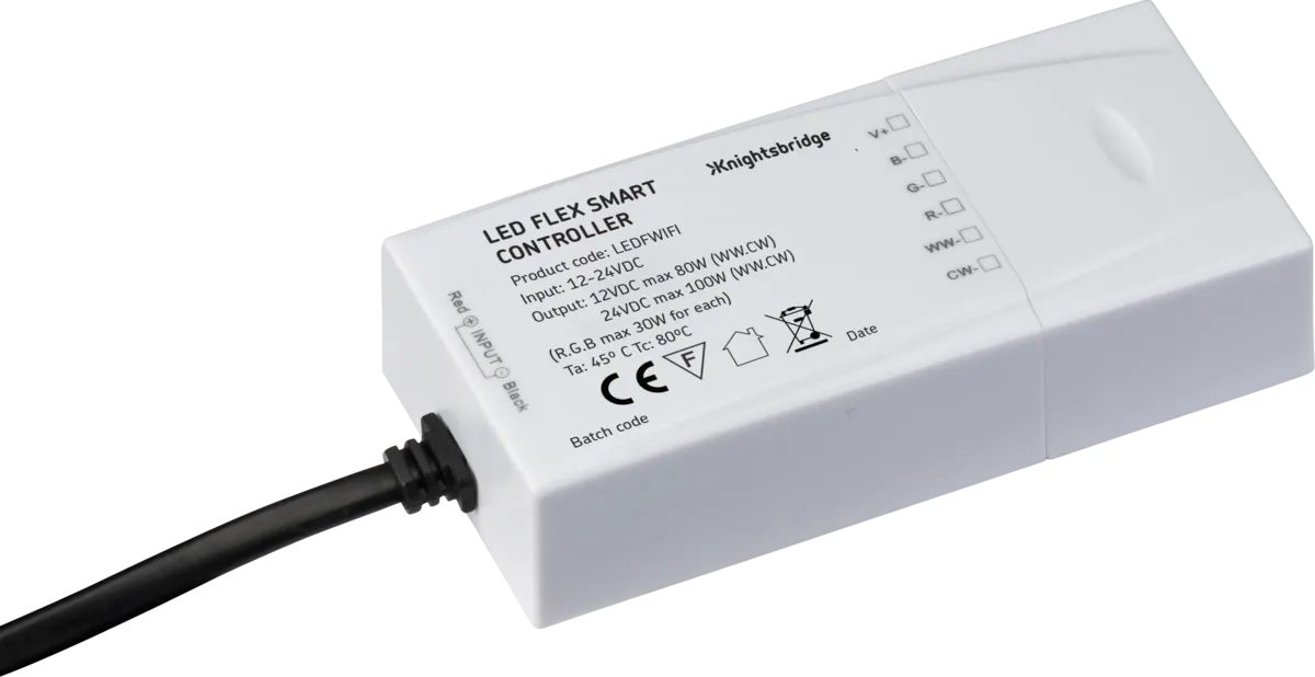 Knightsbridge LEDFWIFI Smart 12V/24V LED Flex WIFI Controller