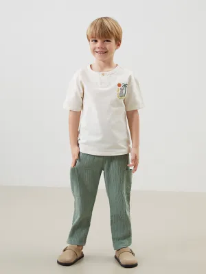 LCW baby Green Basic Boy Cargo Pants