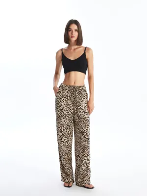 LCW Vision

Brown Printed Elastic Waist Leopard Patterned Women's Trousers