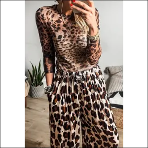 Leopard Long Sleeve Slim Top: so Fierce, It's Practically Illegal  🐆 Needful Things
