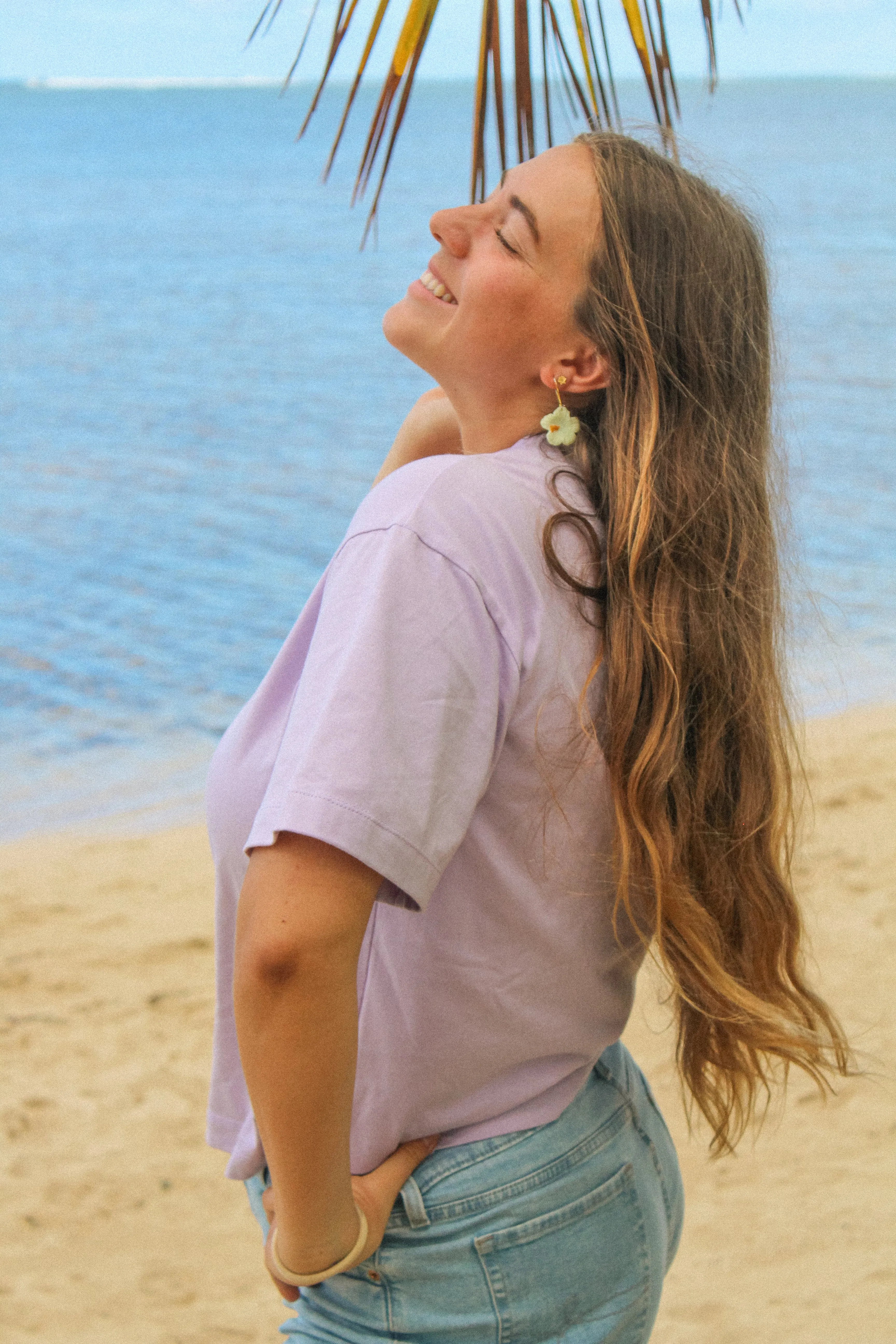 Lilac Bloom Boxy Tee