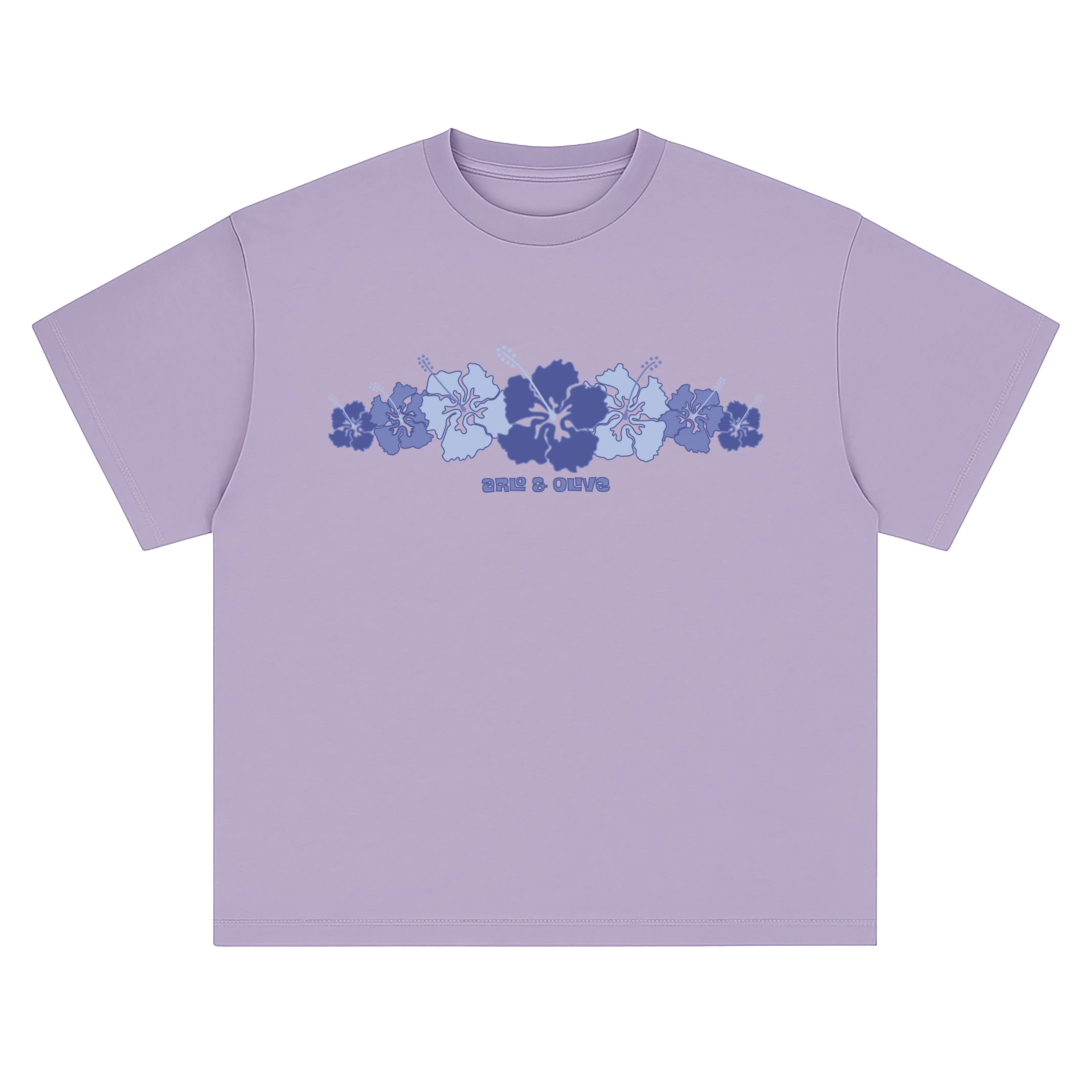 Lilac Bloom Boxy Tee