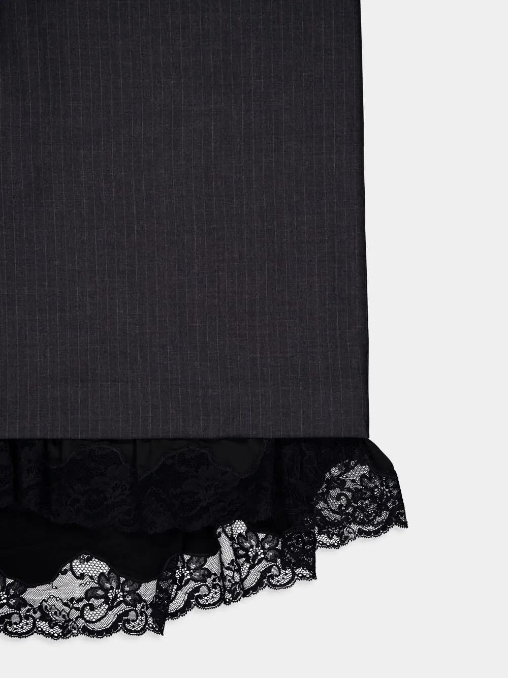 Lingerie Tailored Pinstripe Maxi Skirt