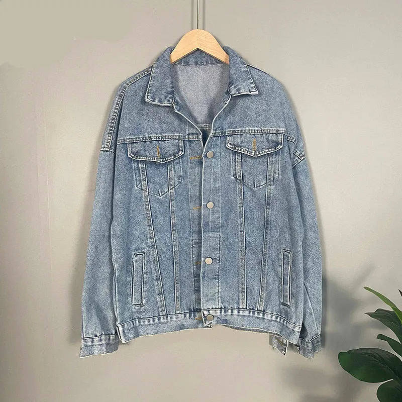 Loose Button Up Oversize Jeans Jacket
