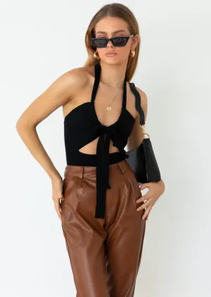 Loose Ends Bodysuit - Black