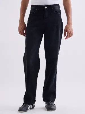 Loose Fit Black Jeans