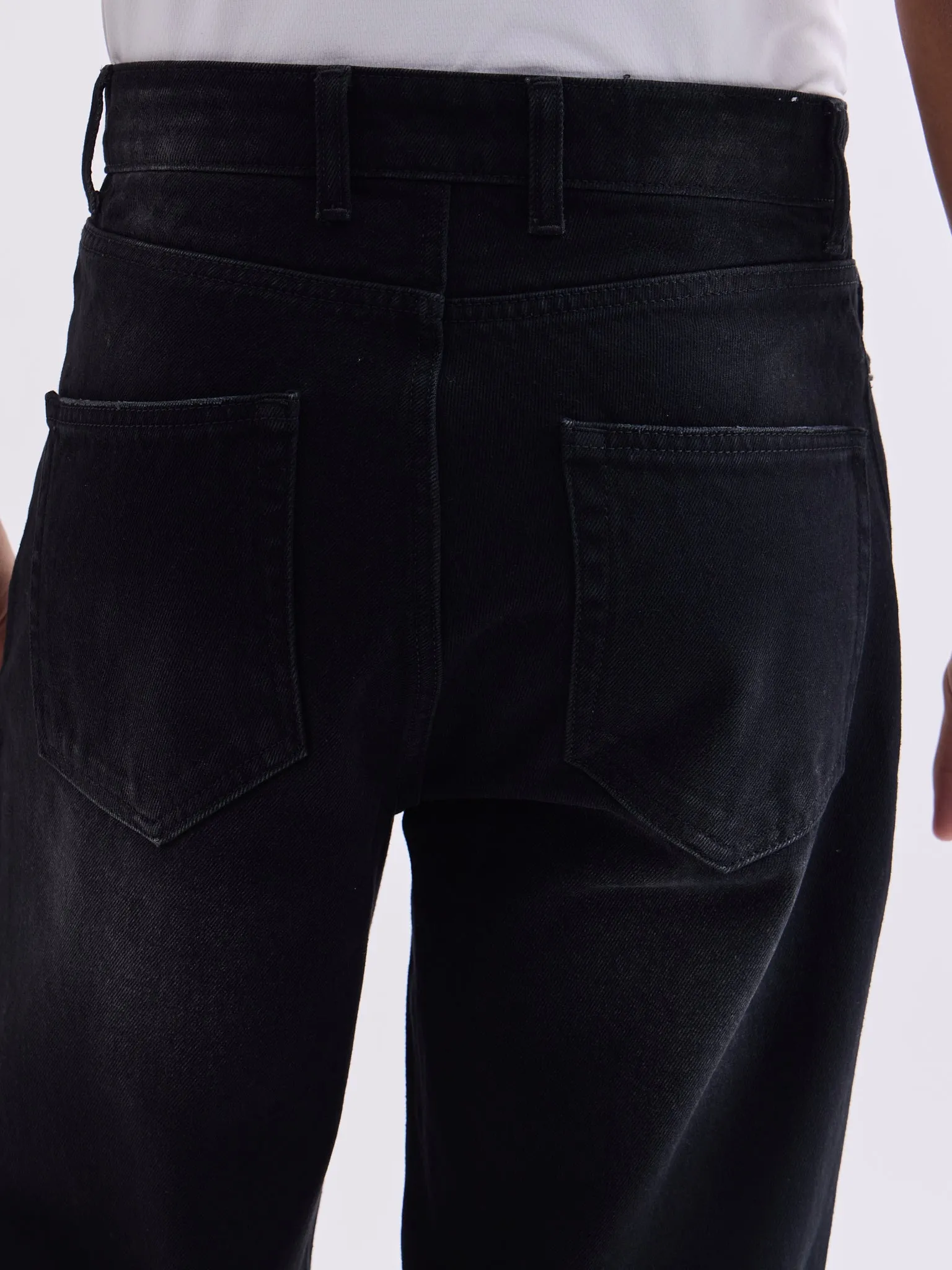 Loose Fit Black Jeans