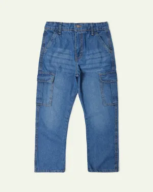 Loose Fit Cargo Jeans