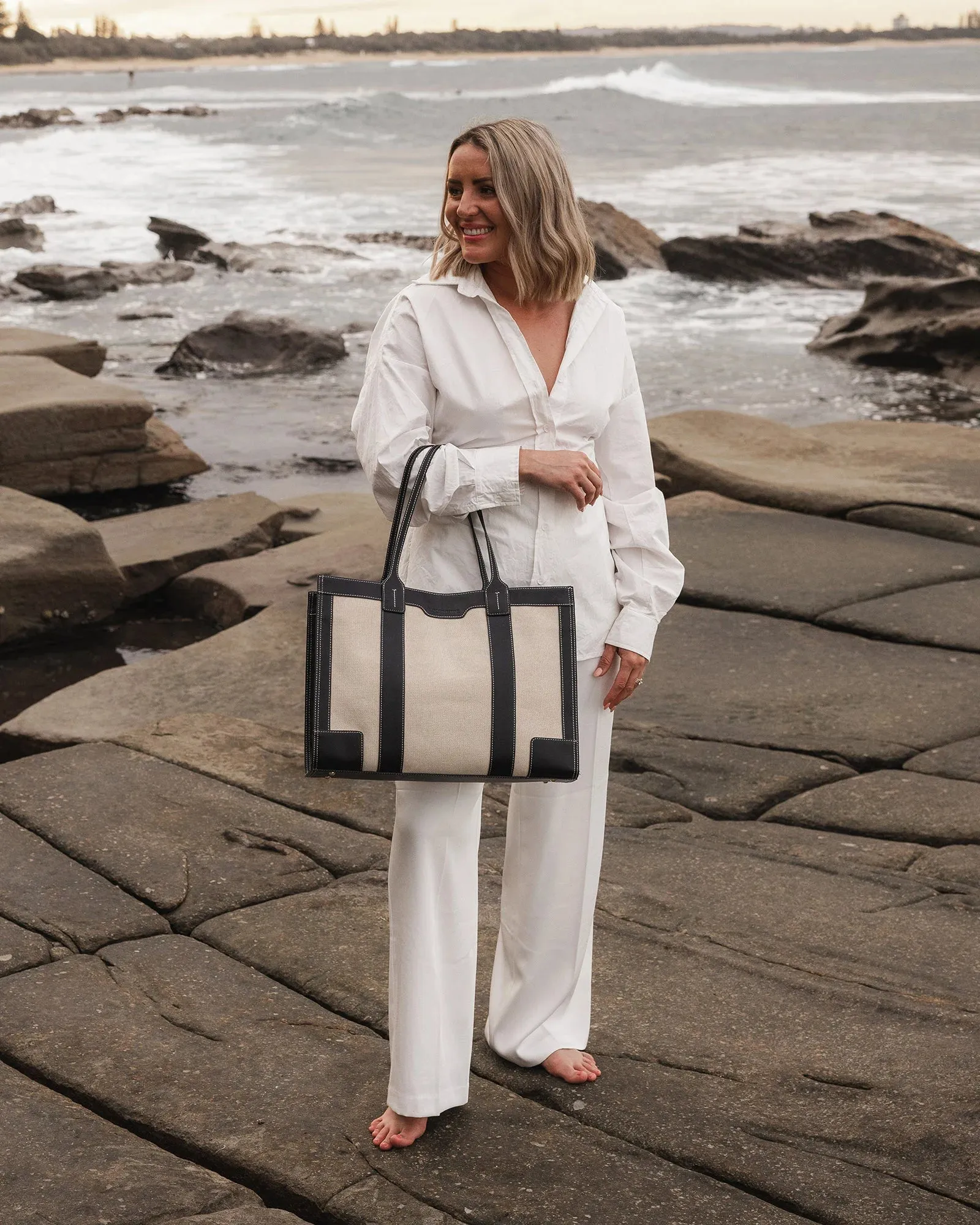 Louenhide - Toorak Canvas Tote Black